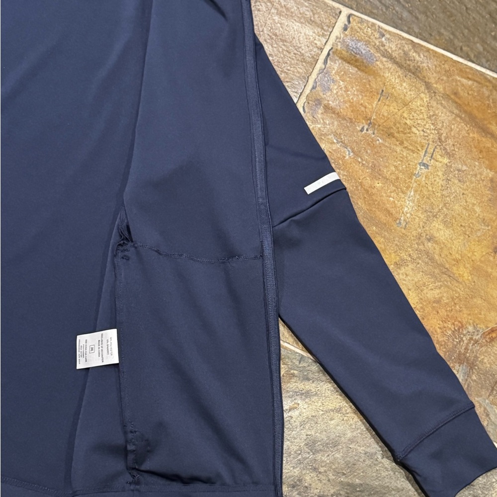 Men's Navy Full-Zip Jacket - Picture 5 of 10